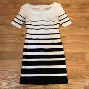Striped Banana Republic dress